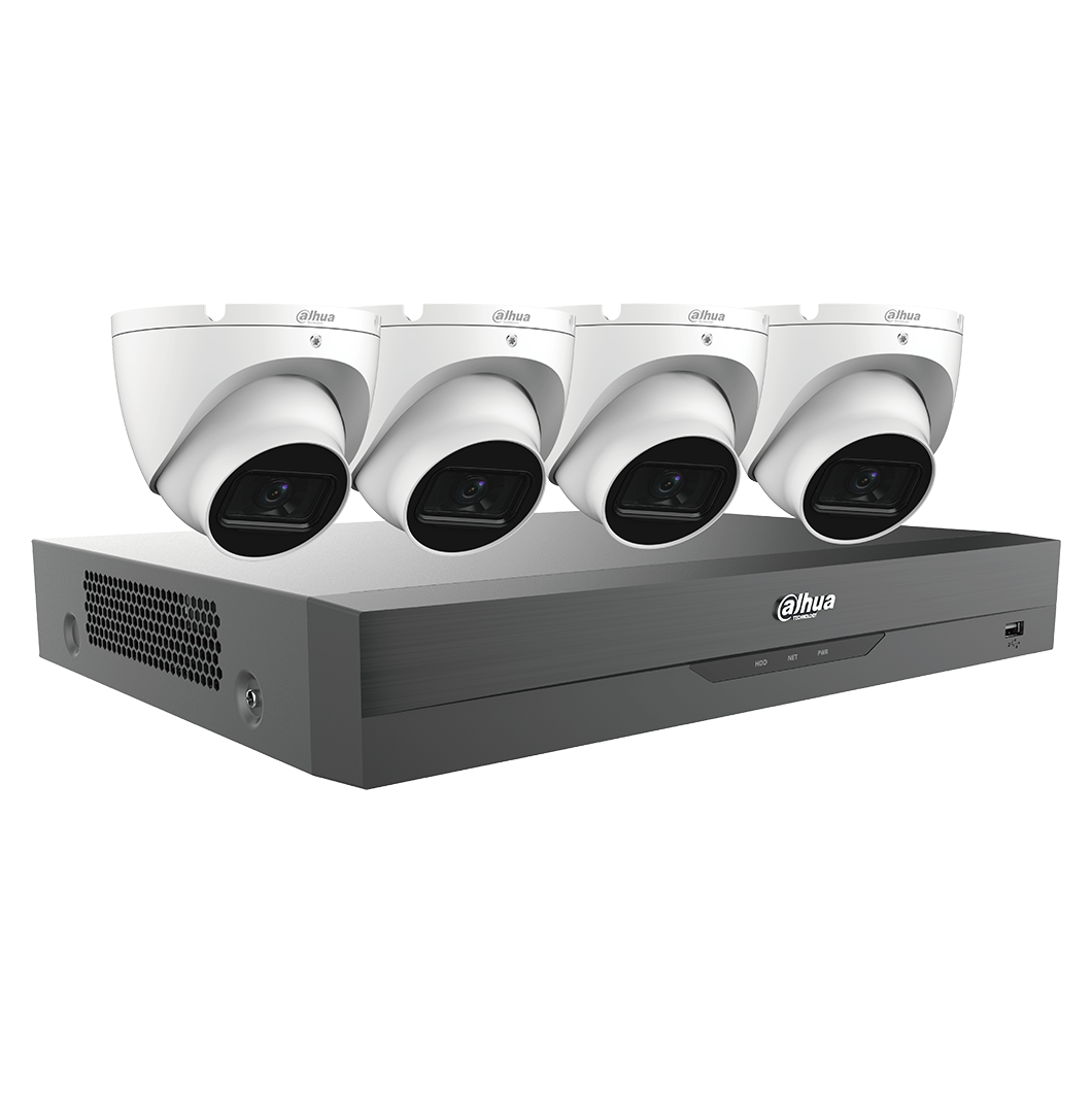 Dahua KIT-4-HDCVI — Комплект 4 HDCVI камеры + XVR