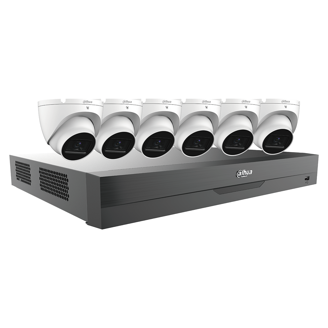 Dahua KIT-8-HDCVI — Комплект 8 HDCVI камер + XVR